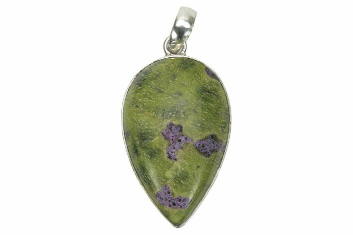 Polished Atlantisite Pendant (Necklace) - Sterling Silver #228528